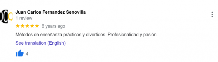 villa4u review english spanish inglés academia